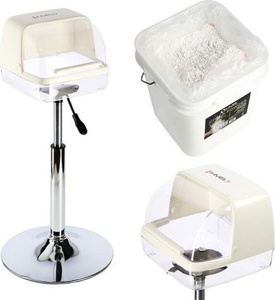 Stendë magnezi HMS set, enë 900 g, rregullim lartësie, e bardhë