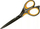 Gërshërë Tetis Scissors 4", çelik inox, dorezë ergonomike