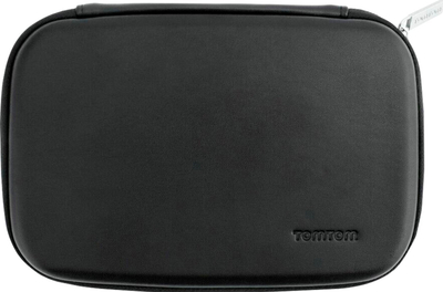 Заштитна кожна торбичка TomTom, за GPS 7", премиум, црна