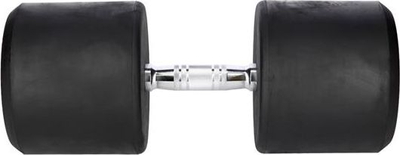 Hantelë HMS HG PRO, 65 kg, e veshur me gomë