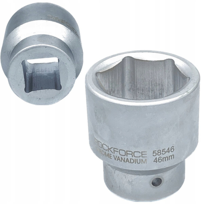 Nasadkë soket Rockforce 58546, 46mm, 1", 6-këndëshe