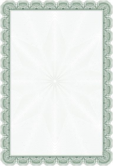 Letër certifikatash Argo Diploma Arnika, 170 g m², kornizë jeshile