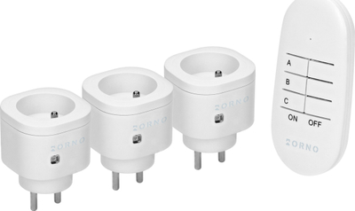 Set prizash wireless mini me telekomandë, 3+1, tipi E, të bardha
