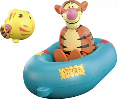 Lodër me ujë Playmobil 1.2.3 Aqua Disney 71414, varka e Tigger-it, për kalamaj 1–4 vjeç, shumëngjyrëshe