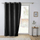 Perde blackout Douceur d'intérieur, velur me reliev, 140 x 260 cm, e zezë