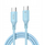 Kabllo USB Forcell F-ENERGY C347, Type C në Type C, 100W PD 5A, 1m, blu
