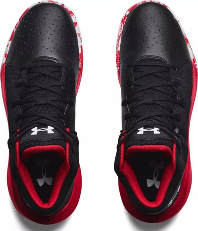Atlete basketbolli Under Armour Jet 21 për burra, të zeza me të kuqe