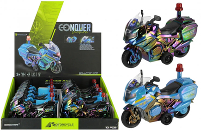 Lodër motor Mega Creative, 16 cm, me drita edhe zë, shumëngjyrësh