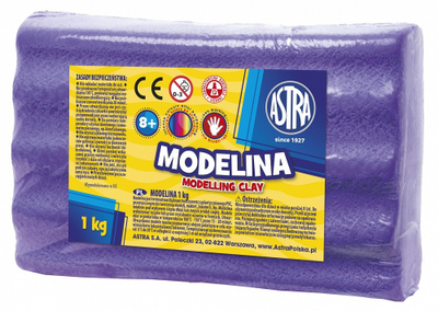Plastelinë Astra Modelina, 1 kg, ngjyrë vjollcë