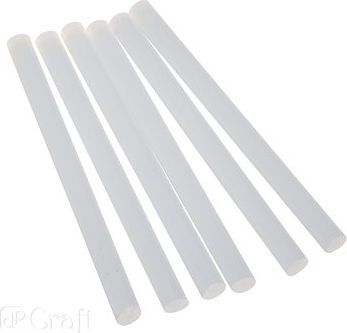 Shkopinj ngjitësi DP Craft, 11mm x 100mm, set 6 copë, të bardhë