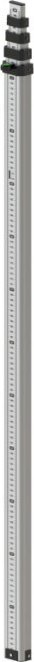 Shufër matse me lazer Milwaukee ROD500, teleskopike 5 m, metalike, gri