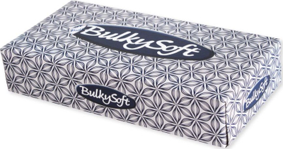 Хигиенски марамчиња BulkySoft, 2 слоја, 100 парчиња, неутрален дизајн