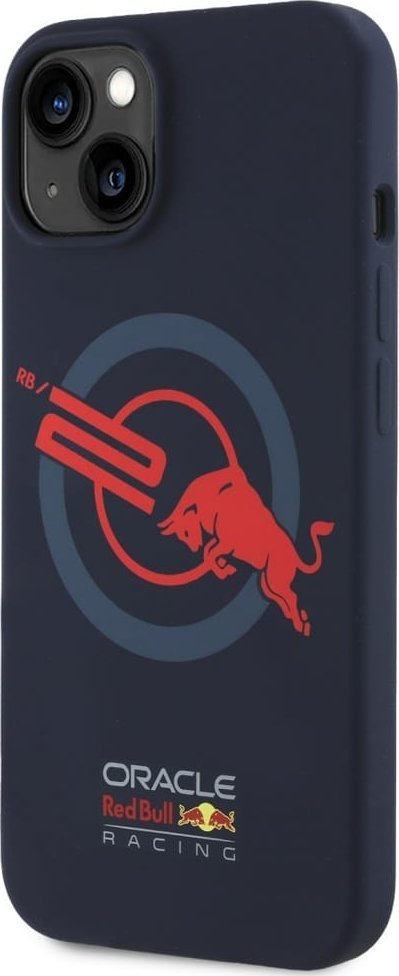 Kapak telefoni Red Bull për iPhone 15 HC Silicone ORBR20, MagSafe, silikon, blu navy