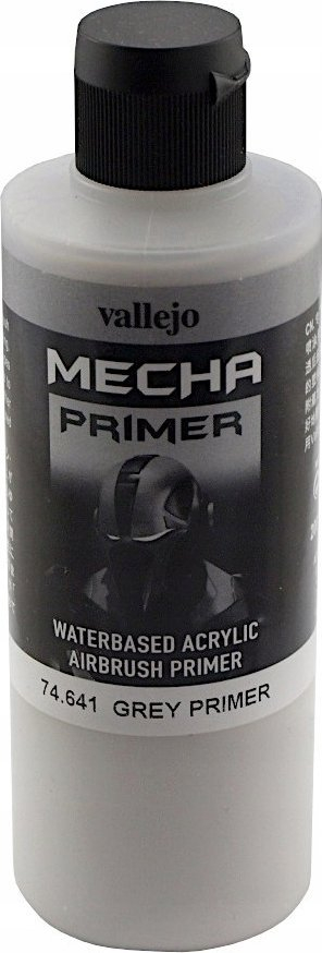 Primer akrilik Vallejo Mecha Color 74.641, 200ml, gri