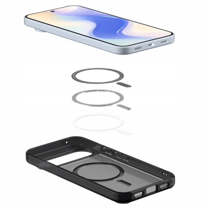 Kapak telefoni Spigen Ultra Hybrid MagFit për Pixel 10 / 10 Pro, i përshtatshëm me MagSafe, antizverdhje, blu Frost