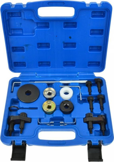 Set bllokimi faze GEKO për motorrë VW Audi 1.8 2.0 TSI TFSI, EA888, në valixhe plastike, blu