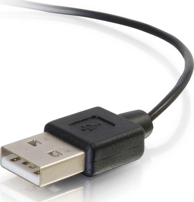 Kabllo karikimi C2G 81709 USB 2.0, 0.25 m, 2 x Micro USB, e zezë