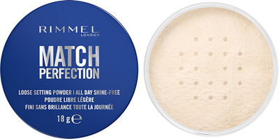 Pudër pluhur Rimmel Match Perfection Translucent Powder, 18 g