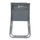 Karrige plazhi palos që bëhet sheshlong Royokamp Folding Beach Chair Lounger, me jastëk, gri