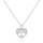 Qafore për femra Brilio Silver NCL152W, 45 cm, i argjendtë