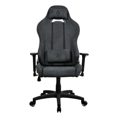 Karrige gaming Arozzi Torretta Soft Fabric, ergonomike, material stof, gri e errët