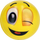 Top antistres Mega Creative Smiley Face, formë topi, i verdhë