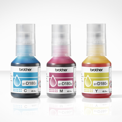 Boja printeri Brother BTD180CLVAL, set C M Y, 48.8 ml