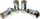 Bulona rrotash D1SPEC Forged Steel, 12x1.5, silver titanium