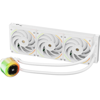 Ftohës ujor CPU 1stplayer CC-360-WH, radiator 360mm, i bardhë