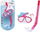 Set maskë zhytje me snorkel Bestway Animals 24059, për kalamaj, rozë