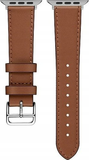 Rrip ore Beline Hermes, 20mm, lëkurë natyrale, kafe