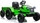 Traktor elektrik për kalamaj Lean Toys CH9959, 12V, me rimorkio, jeshil