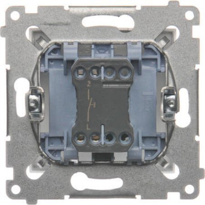 Buton drite Kontakt-Simon Simon 54 DS1A.01/11, 16AX 250V, i bardhë