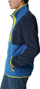 Jakne fleece për burra Columbia Back Bowl Full Zip, mbyllje me zinxhir, xhepa me zinxhir, blu