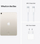 Таблет Apple iPad Air 2022, 256 GB, Wi-Fi + Мобилен, Starlight