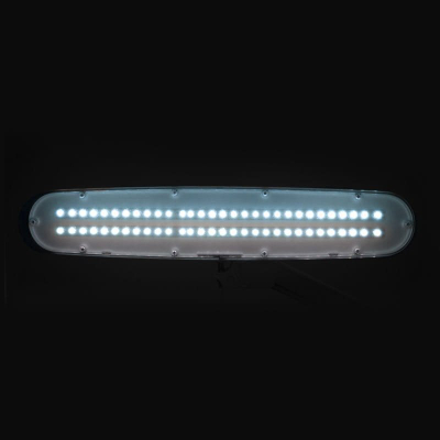 Елегантна LED лампа 801 L, со постоље, регулирање на светлина, бела