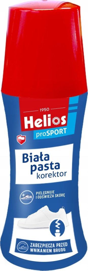Pasta korrigjuese këpucësh Helios Pro Sport White, 60ml, për atlete të bardha