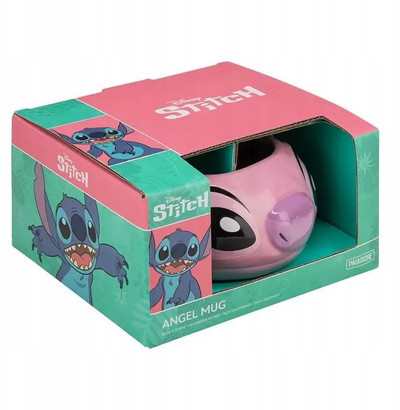 Filxhan qeramik Disney Angel, 450 ml, formë 3D, rozë