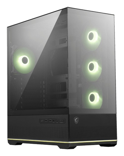 Kuti kompjuteri MSI MAG PANO 110R PZ, Mid Tower, ARGB, xham i temperuar, e zezë