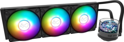Ftohës me ujë për CPU InWin NR36 Nebula, 360mm, ARGB, i zi