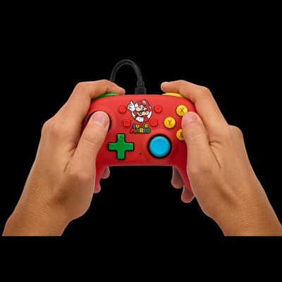 Kontroller PowerA Nano Mario Medley, me kabllo, shumëngjyrësh
