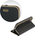 Këllëf telefoni Luna Book Gold për Huawei P30 Lite, tip libër, me magnet, i zi