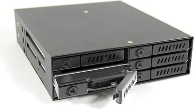 Bay për SSD HDD Chieftec CMR-625, 6x 2.5", SATA, i zi