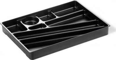 Kuti organizuese Durable IDEALBOX BASIC A4, me dritare etikete, transparente blu