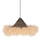 Llambë tavani sisal-abace 50×50×20 cm (HM7789), zezë