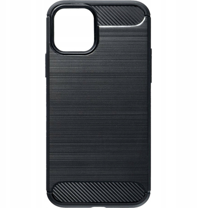 Kapak mbrojtës Xiaomi 11T / 11T Pro Carbon Case, gomë e fortë, kënde të forcuara, i zi