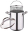 Tengjere për shparg dhe spaghetti Bergner Gourmet Line BG-6379, 4.2L, çelik inox, argjendtë