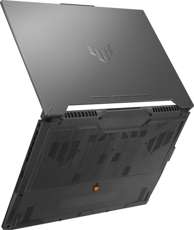 Laptop ASUS TUF Gaming A15, 15.6" 144 Hz, AMD Ryzen 9 7940HS, 16 GB RAM, 512 GB SSD, NVIDIA GeForce RTX 4070, i zi dhe i hirtë