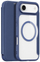 Këllëf telefoni Dux Ducis Skin X Pro për iPhone 17 Air, me MagSafe, lëkurë eko, blu