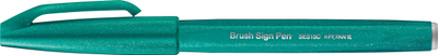 Stilolaps brushë Pentel Brush Sign Pen SES15C, majë fleksibile, ngjyrë turkeze